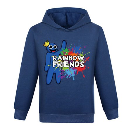 Roblox Rainbow Friends Børn Dreng Pige Hættetrøje Top Sweatshirt