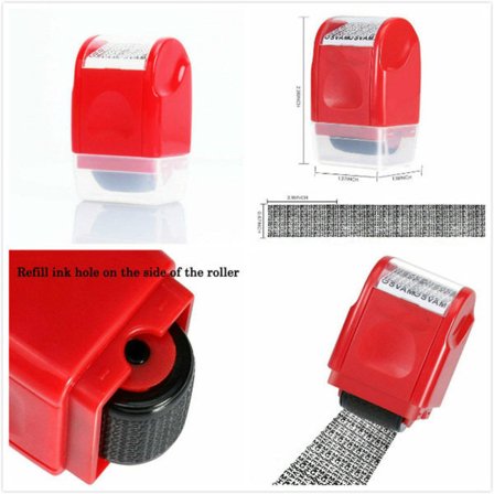 Identitetstyveri Beskyttelse Rullestempel Fortrolighedsrulle