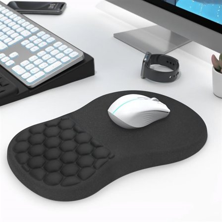 Ergonomiskt handledsstöd med musmatta – med minnesskum och gel