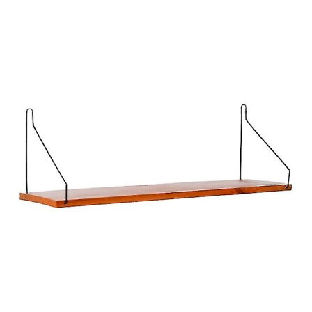 Vægmonteret Træ Flydende Hylde Multifunktionel Opbevaringsholder