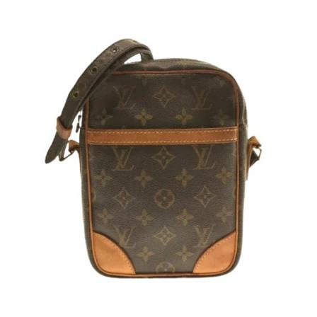 Louis Vuitton Vintage, Pre-owned Canvas louis-vuitton-bags Bruin, Dames, Maat:ONE Size,grain leather