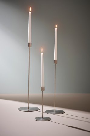 Jotex - Lysestake 3-pk Krom - ELSY - Kjøp Lysestaker hos Jotex