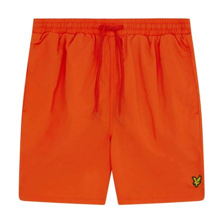 Lyle & Scott Plain Swim Shorts Flyer Rød, Herre Badeshorts