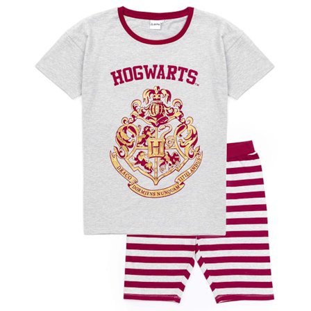 Harry Potter Dam/Dam Hogwarts Crest Korta Pyjamas Set L Gr