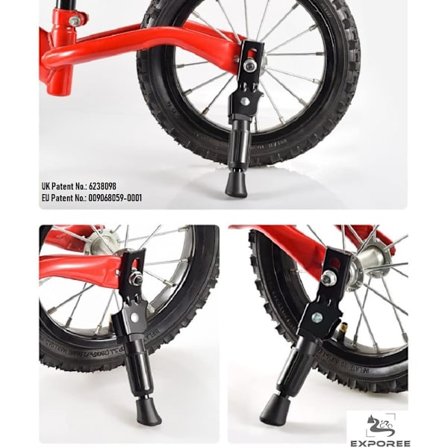 Barncykel Stöd 12 tum, Ensidig Stöd Cykel Stöd