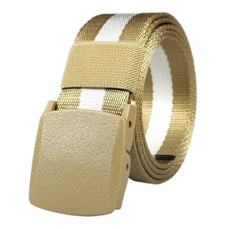 Taktinen miesten vyö sotilaallinen vyö KHAKI-VALKOINEN-KHAKI