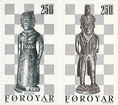 Færøerne 1983 - AFA 76-77 - Parstykke - Postfrisk