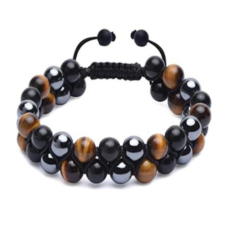 Natursten Armbånd til Mænd, Justerbar Armbånd af Essential