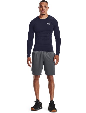 Under Armour Ua Hg Armour Comp Ls - Navy - L