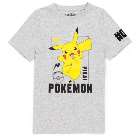 Pokemon Barn/Barn Pikachu T-shirt 5-6 år Grå