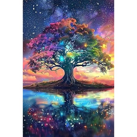 120/300/500/1000 Piece Tree of Life Træpuslespil til voksne Landskabspuslespil Uddannelseslegetøj Udfordrende spilaftener