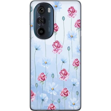 Kompatibel Mobilcover til Motorola Edge 30 Pro Petal Reverie Sky Blue