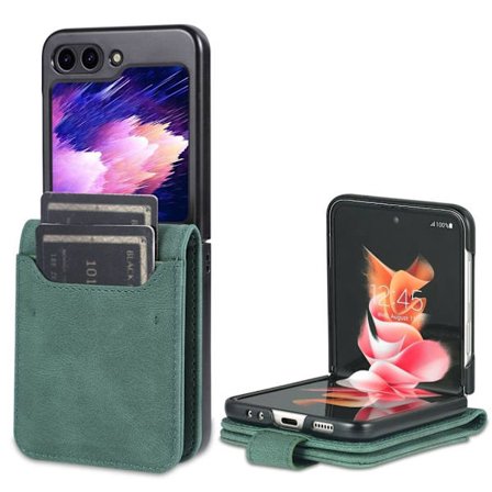 AZNS Samsung Galaxy Flip6 / Flip 7 FE Wallet Cover - Green