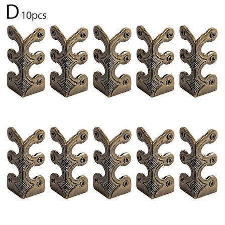 10 stk. Skiffers sparkebrett hjørnebeskyttere, gulvlist hjørnebeskyttere, messingbeskyttere