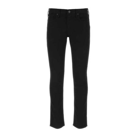 Emporio Armani, Slim-fit Trousers Zwart, Heren, Maat:W36