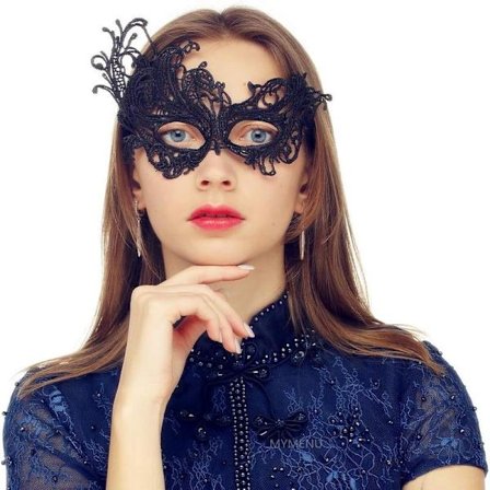 2025 Seneste Model Maskerade Maske til Kvinder Venetiansk Blonde Øjenmaske Til Fest Bal Kostume Mardi Gras