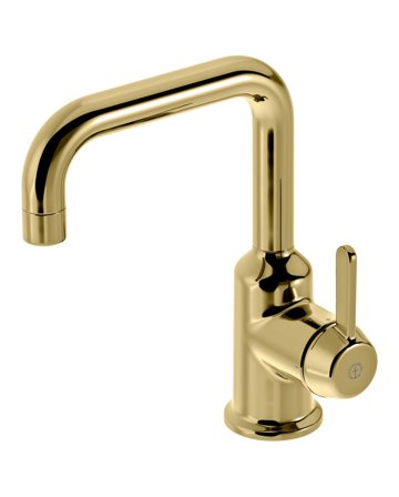 Gustavsberg Ducentic GB4121705119 Vaskbatteri poleret messing, 1-huls Poleret messing, Badeværelse