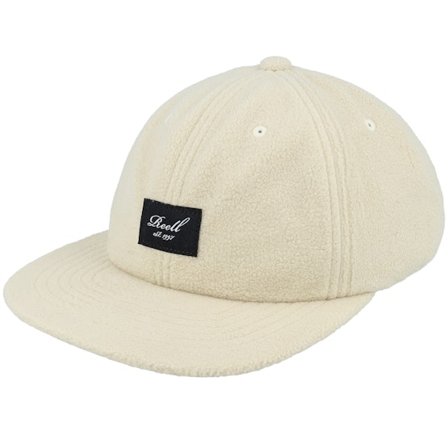 Reell - Hvid snapback Kasket - Flat 6-panel Dirty White Snapback @ Hatstore
