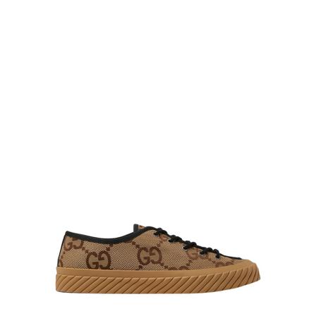 Gucci, Laced Shoes Bruin, Heren, Maat:46 EU,wol