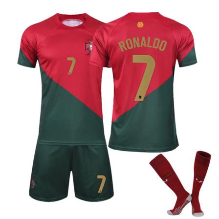 22-23 VM Portugal Hjemme fodboldtrøje nr.7 W
