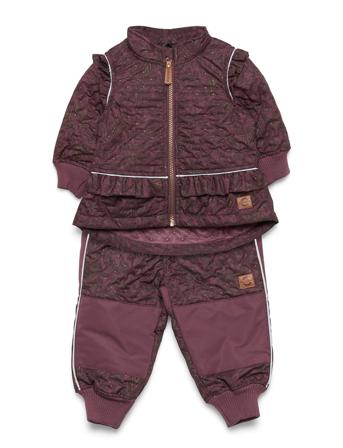 Thermal+ Girls Set Aop Outerwear Thermo Outerwear Thermo Sets Vaaleanpunainen Mikk-Line