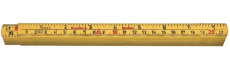 Hultafors G 61-1-6 GU Tommestok 1 meter, Måleinstrument