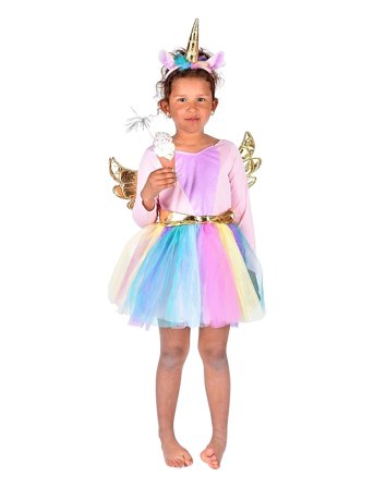 Den goda fen | Dress Unicorn + Diadem | 122-128