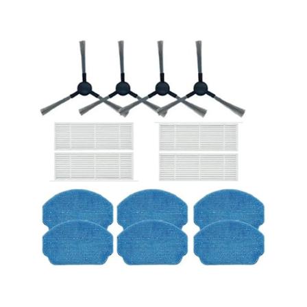 4 stk. Filter Sidebørste Mop Klud til BR150 BR151/ BR150 BR151 / BR150 BR151 Robotstøvsuger