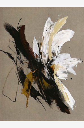 Malerifabrikken - Linne Målning / Explosive / 90x120 Cm - Beige - Tavlor - 90X120 - Från Homeroom