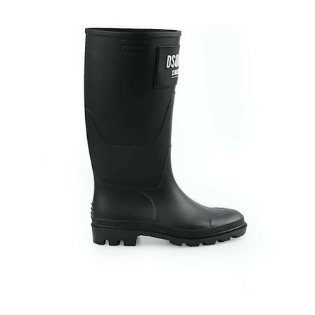 Dsquared2, Ceresio 9 Rain Boots Zwart, Dames, Maat:38 EU