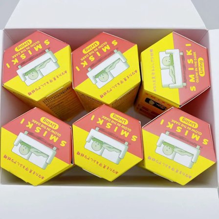 Sonny Angel Smiski Work Series Mystery Søde Selvlysende Grøn Dukke Actionfigurer