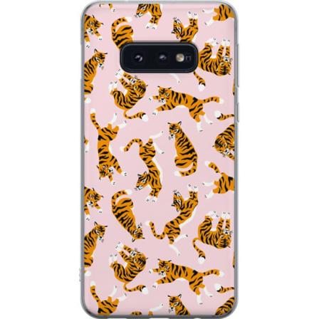 Samsung Galaxy S10e Gjennomsiktig deksel tiger