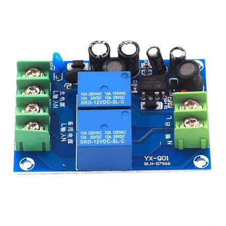 220V 2-vejs automatisk strømomskifter 10A forsyning 2 ind 1 ud strømsvigt overførsels switch board modul