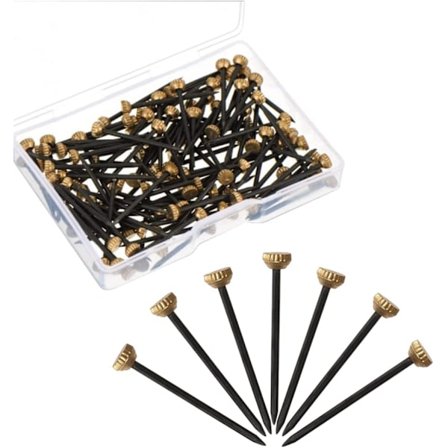 100 stk rammenagler Bilde Nagler Hode Nagler Messing Hode Pinner H