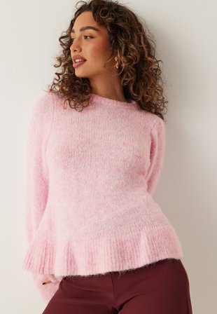 VILA-Vibows L/S O-NECK KNIT PULLOVE-XL