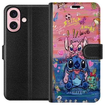 Apple iPhone 16 Lompakkokotelo Stitch taide