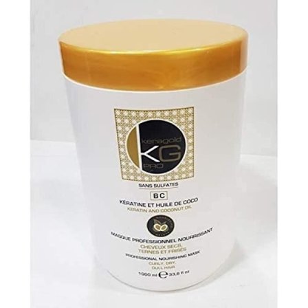 KERAGOLD PRO Mask för torrt matt-frissigt hår utan sulfater, 1000 ml[482]