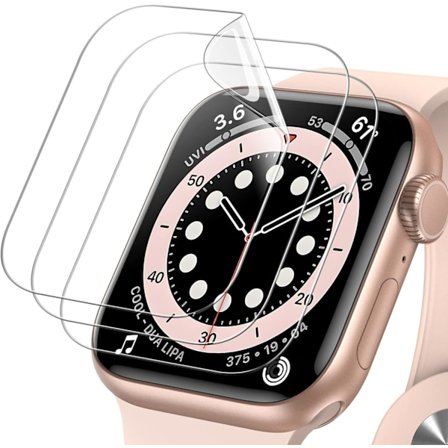 3 stk skjermbeskyttere for Apple Watch film iWatch 5. generasjon 4/3 hydro-film 40mm myk film