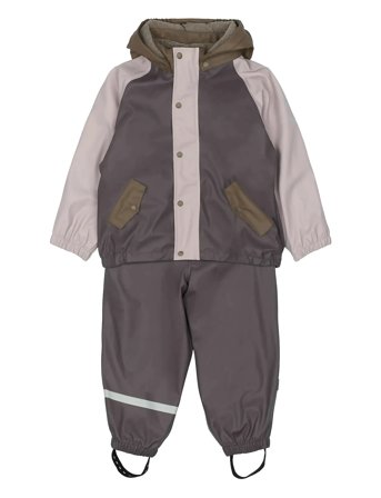 mikk-line | Pu Rain Set + Fleece/Susp. 104 | 116