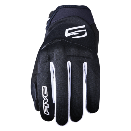 Rękawice Motocyklowe Five Globe Evo Czarny/Złamany Biały S