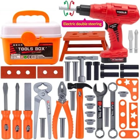 Barn's Verktygslåda Set Baby Simulering Underhåll Verktyg Reparation Familj leksak