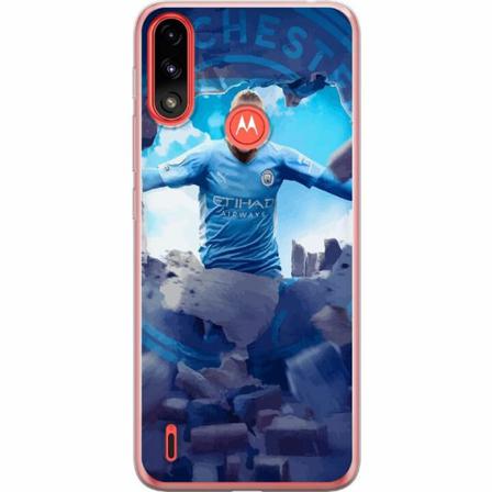 Motorola Moto E7 Power Genomskinligt Skal Erling Haaland