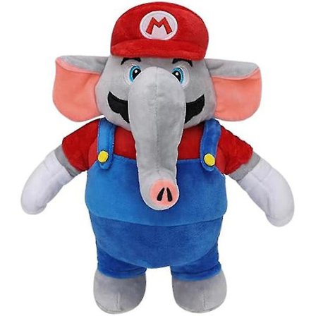 Super Mario Bros. Wonder Elefant Luigi Plyschleksak 26 cm