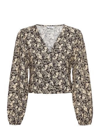 Endowning Ls V-N Top Aop 6770 Brown Envii