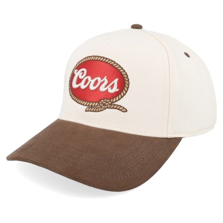 American Needle - Beige adjustable Caps - Coors Wrangler Ivory/Brown A-Frame Adjustable @ Hatstore