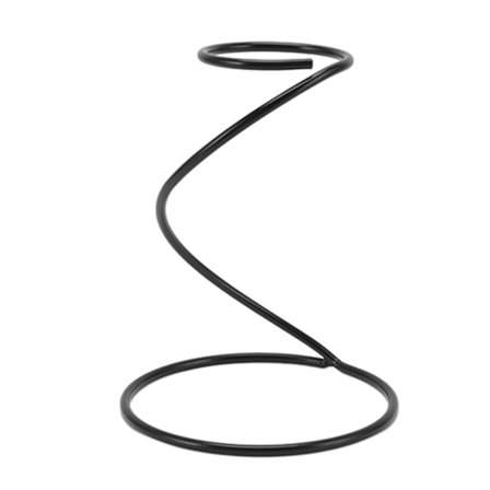 Sort Spiral Kaffedrypper Stativ Metal Filter Ramme Holder Rack Hånd Dryp Pour Over Kaffebrygger Holder