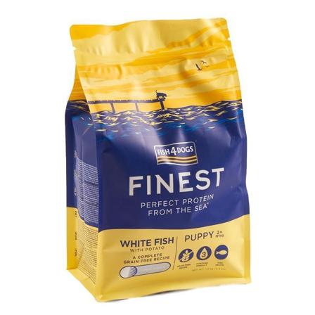 Fish4Dogs Puppy Finest med hvit fisk 1,5kg, Hund, Hundefôr, Tørrfôr, Fish4Dogs