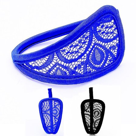 3-pack Damkläder Svart Spets T-string Mjukt Underkläder Kalsonger Seducerande Underkläder