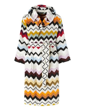 Missoni Home Murrina Hooded Bathrobe - Multi/patterned - L
