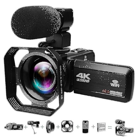 Digitalt Videokamera Youtube Livestream Vlogging Optager